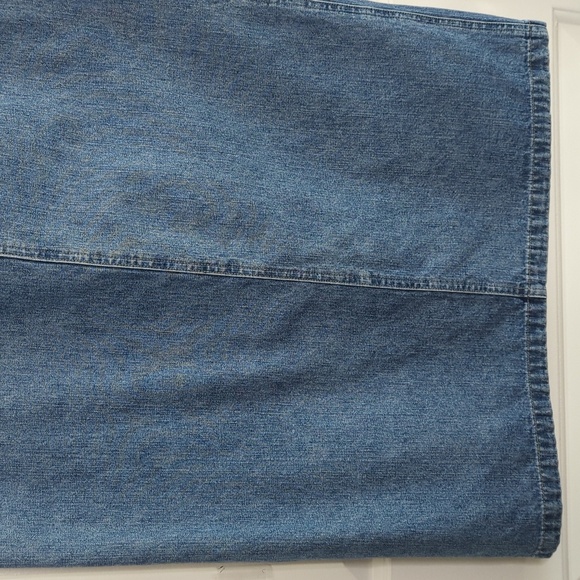 Paul Harris Blue Denim Carpenter Style Maxi Skirt Vintage Retro Y2K 12 - Picture 4 of 12